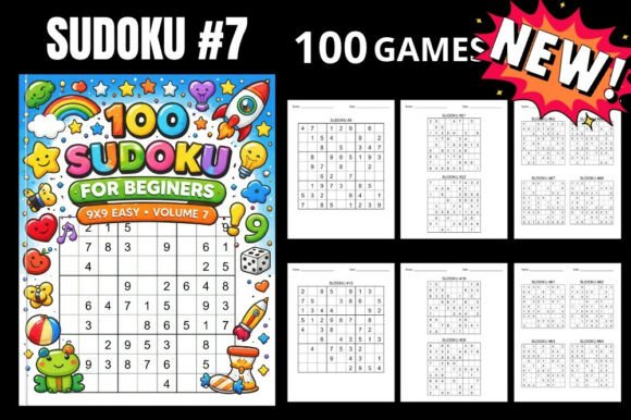 100 Easy Sudoku 7 for Beginners: A Simple Guide to Enhancing Logical Thinking