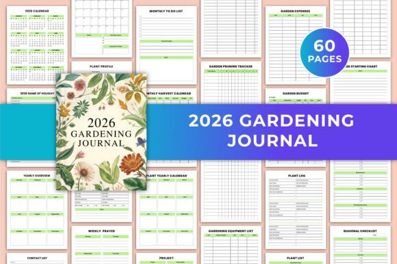 2026 Gardening Journal Canva KDP: A Customizable Tool for Organized Gardeners