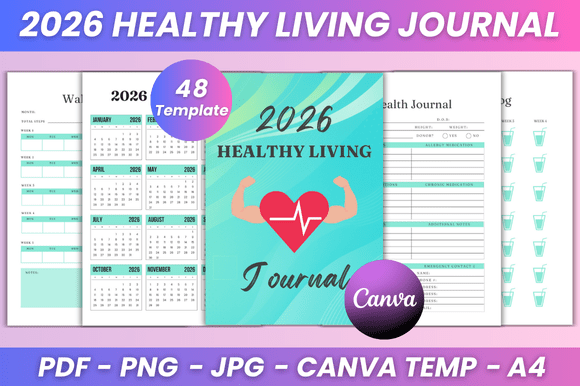 2026 Healthy Living Journal Kdp Interior: A Comprehensive Guide to Organizing Your Wellness Journey