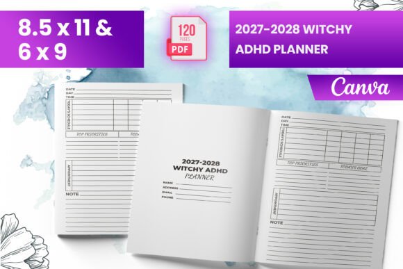 2027-2028 Witchy ADHD Planner KDP: A Unique Tool for Mindful Organization