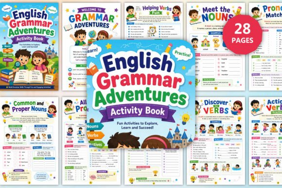 English Grammar Adventures Activity Book: A Fun Way to Master Essential Grammar Concepts