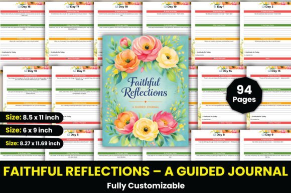 Faithful Reflections – A Guided Journal: A Modern Tool for Spiritual Growth and Mindful Living