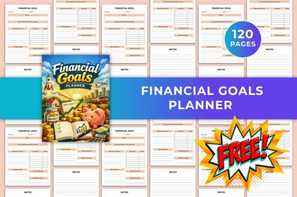 Financial Goals Planner KDP Graphic