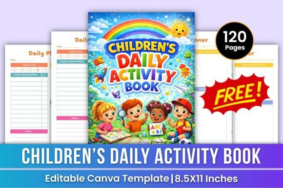 Free Children’s Daily Activity Book Kdp: A Tool for Structured Learning and Creative Growth