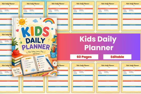 Kids Daily Planner – Help Kids Build Positive Habits and Stay Organized