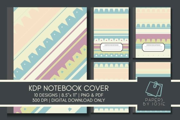 Pastel Abstract KDP Notebook Cover: A Versatile Design for Your Creative and Business Needs