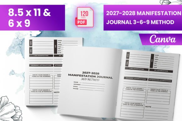 The 2027-2028 Manifestation Journal 3-6-9 Me: A Practical Guide to Intentional Living and Digital Publishing