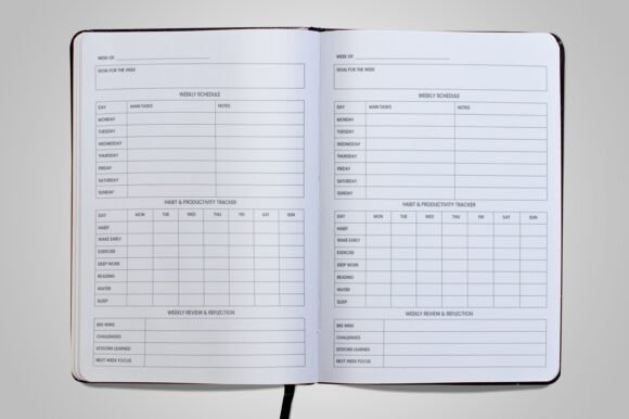 Weekly Planner, Daily Tasks, Daily Habit