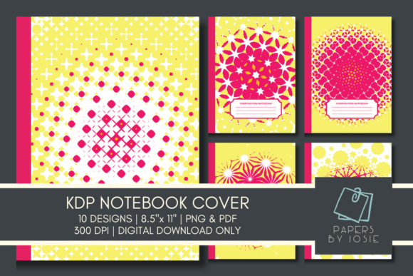 Yellow Pink Mandala KDP Notebook Cover: A Creative and Professional Tool for Content Creators